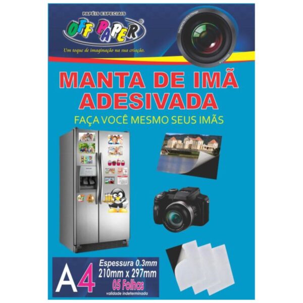 A manta magnética com a espessura de 0,3 mm apresenta uma excelente relação custo benefício. Com superfície lisa e força magnética em apenas um dos lados é um material versátil muito utilizado em trabalhos manuais.